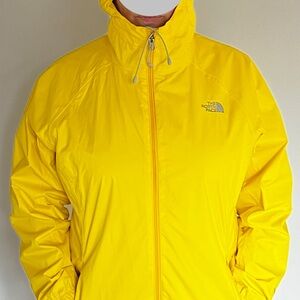 The North Face Vibrant Yellow Hooded Jacket women XL/TG